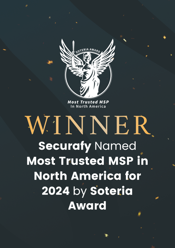 Securafy Named Most Trusted MSP in North America for 2024 by Soteria Award